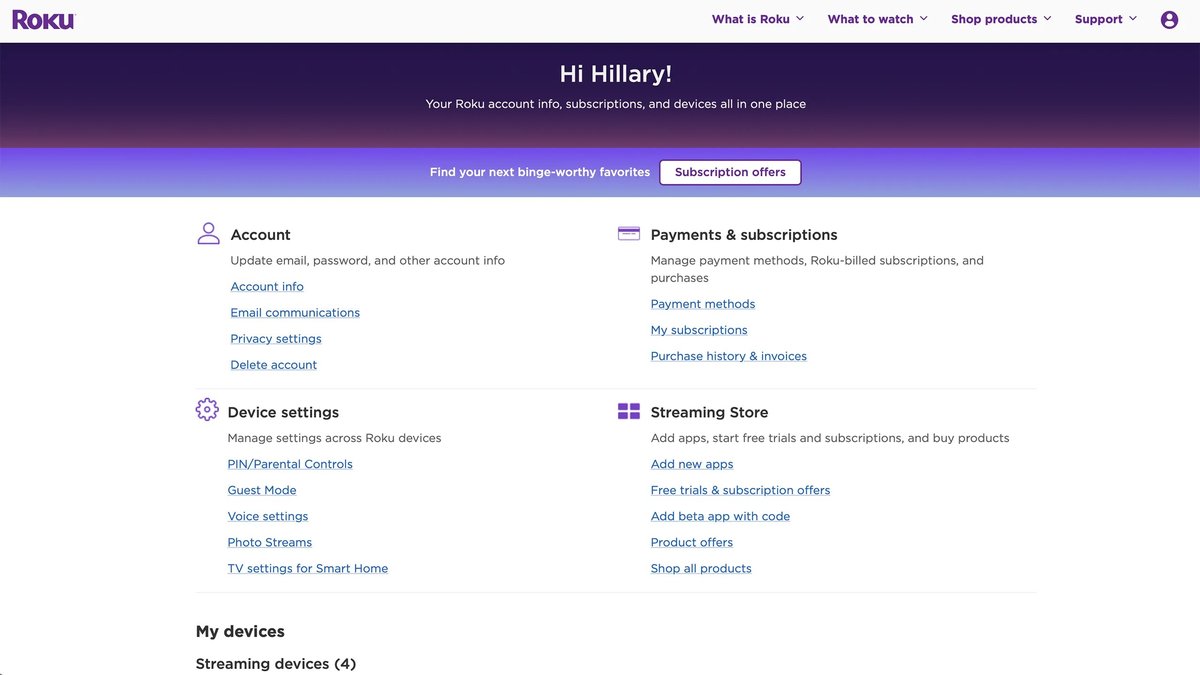 How to View and Manage Your Roku Account Subscriptions